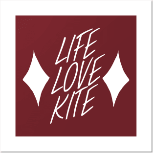 Life love kite Posters and Art